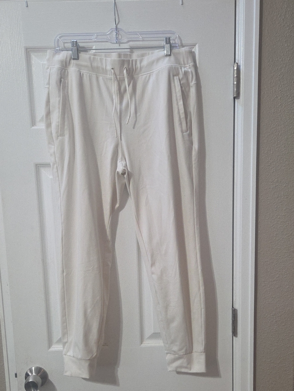 Yogalicious Cream Drawstring Joggers for Women